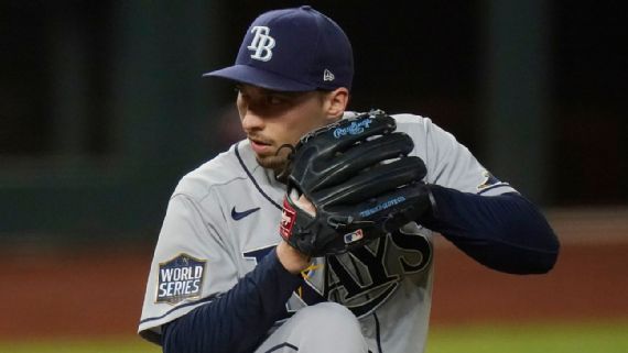 La esperanza de los Tampa Bay Rays, el zurdo Blake Snell La esperanza de los Tampa Bay Rays, el zurdo Blake Snell