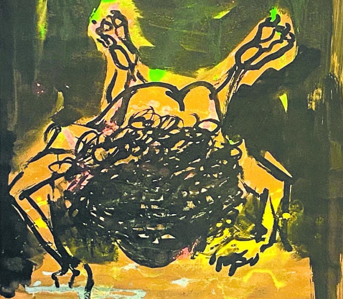 Creación de Gilberto Hernandez, dibujo 26 x 20, 1979.