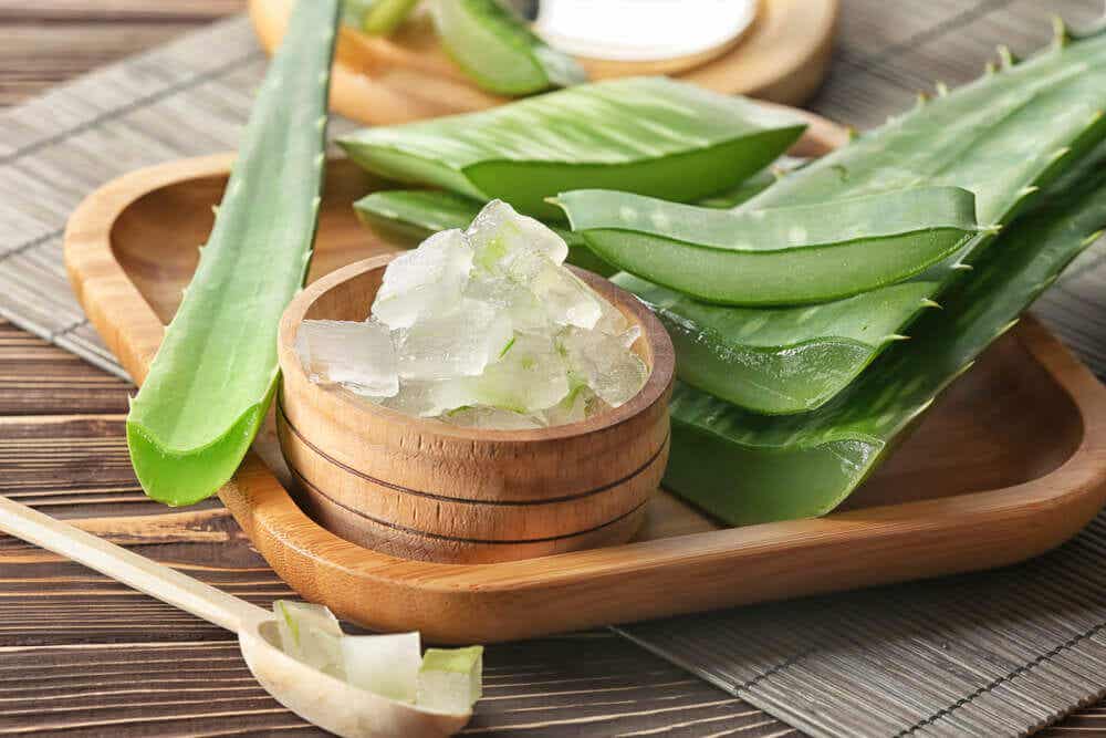 Gel de aloe vera para la alergia por el calor