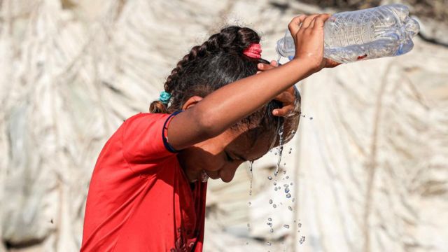 Niña en Gaza