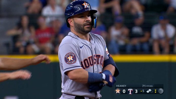 Cinco jonrones en seis turnos para José Altuve