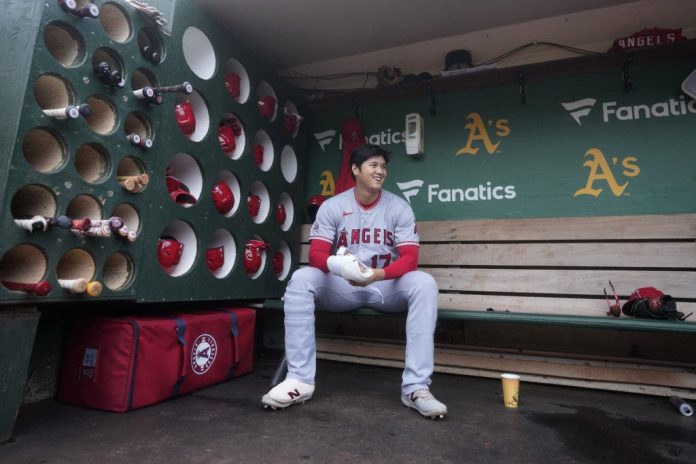 Shohei Ohtani queda fuera de la alineación por 10mo partido consecutivo
