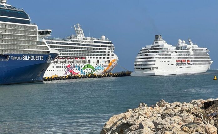 Hito de Puerto Plata: recibe por primera vez 5 cruceros de forma simultánea